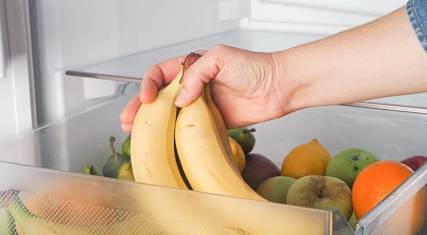 Banaane tuleks hoida külmkapis soojas, nad valmivad väga kiiresti ja hakkavad riknema.